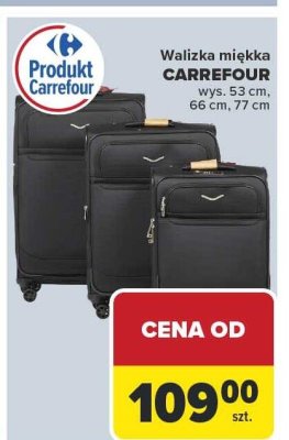 Walizka mi臋kka 53 cm Carrefour promocja w Carrefour