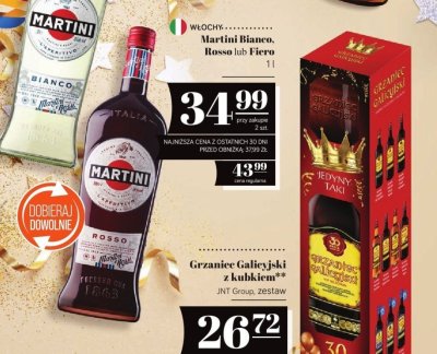 Martini Bianco, Rosso lub Fiero 1l promocja w POLOmarket