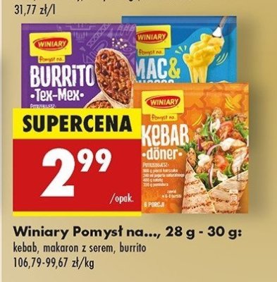 Burrito tex-mex Winiary pomys艂 na ... promocja