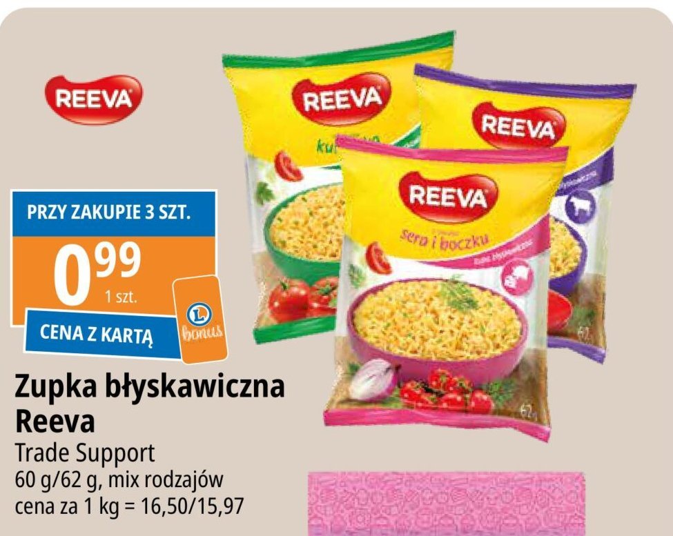 Zupa o smaku sera i boczku Reeva promocja