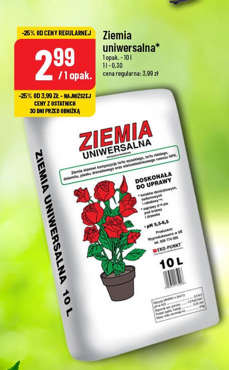 Ziemia uniwersalna promocja