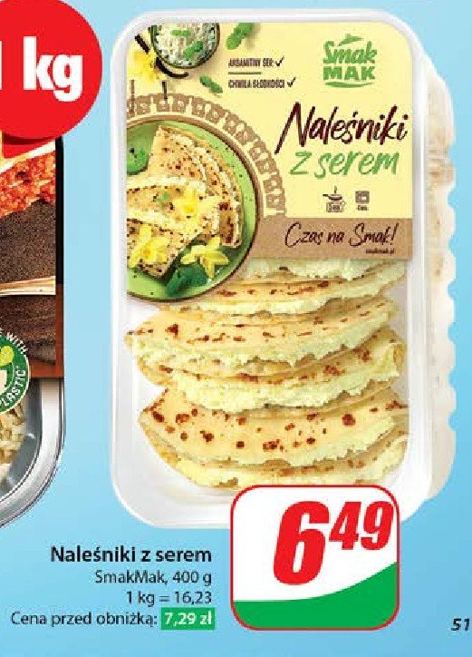 Naleśniki z serem Smak mak promocja w Dino