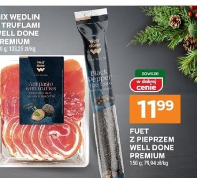 Fuet z pieprzem Well Done Premium promocja w Stokrotka