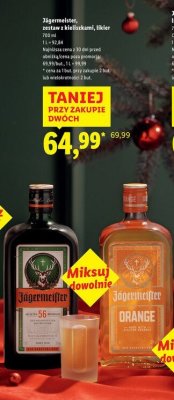 Likier Jägermeister promocja w Lidl