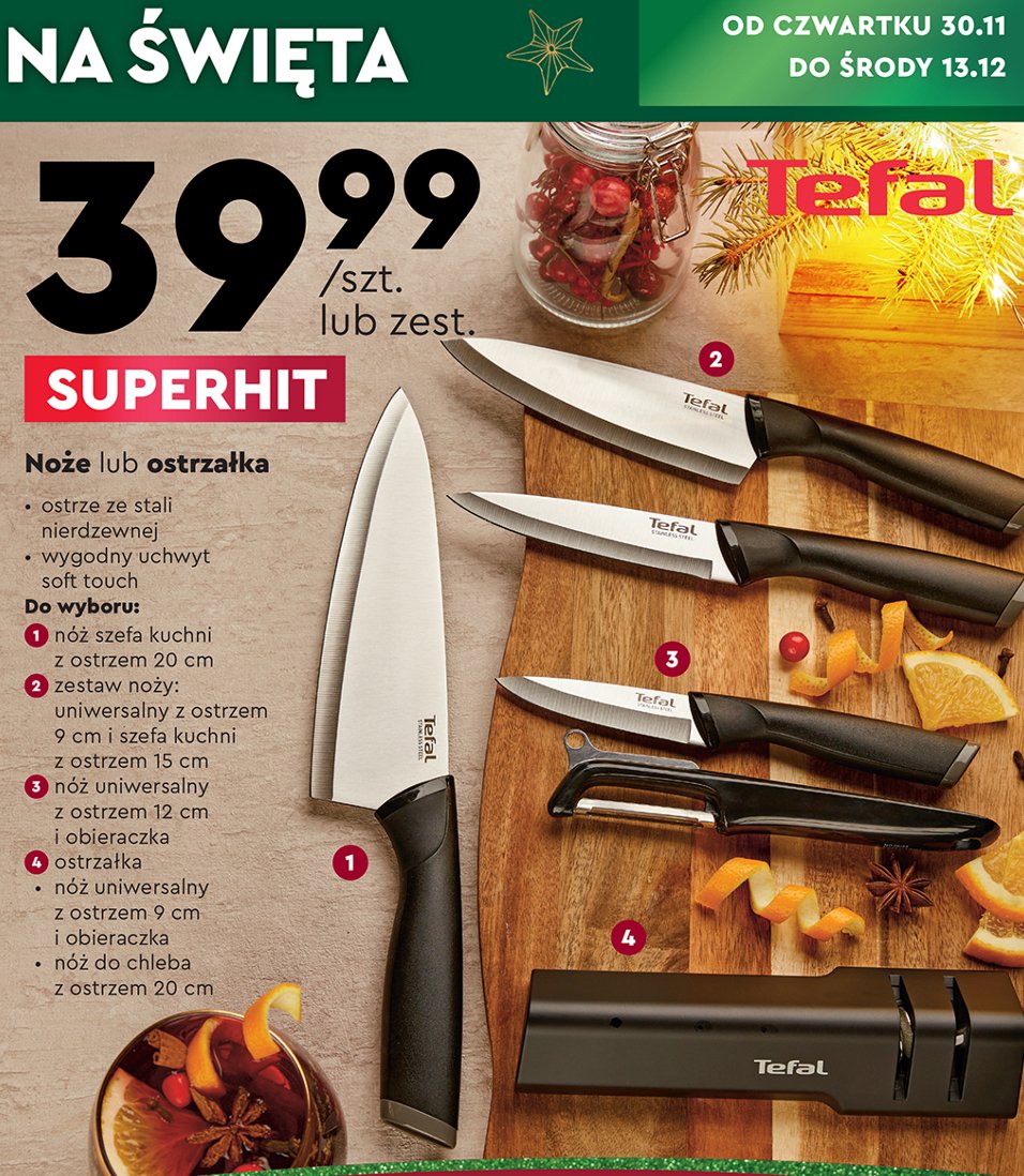 Noż do chleba 20 cm Tefal promocja