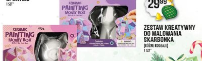 Zestaw kreatywny do malowania skarbonka różne rodzaje promocja w Arhelan