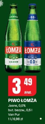 Piwo Łomża Jasne bezalkoholowe 0,0% promocja w Chorten