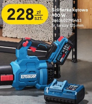 Szlifierka kątowa Erbauer 900W promocja w Castorama