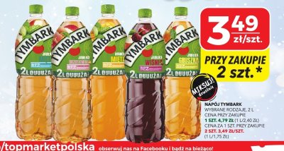 Napój Tymbark wybrane rodzaje 2L duuuża promocja w Top Market