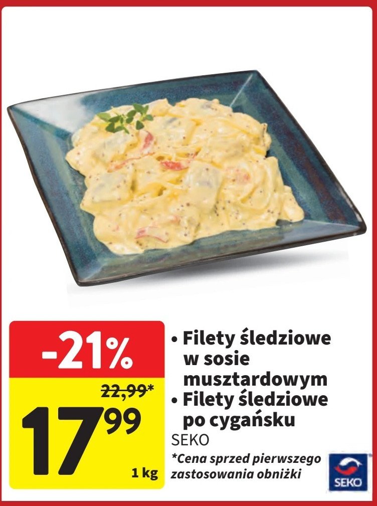 Filety śledziowe po cygańsku Seko promocja