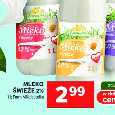 Mleko 2% Farm milk promocja