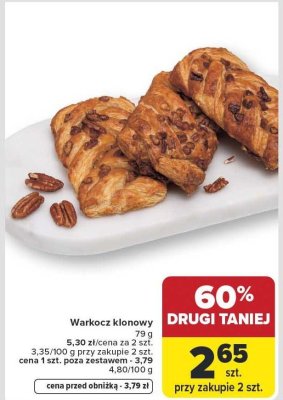 Warkocz klonowy promocja w Carrefour
