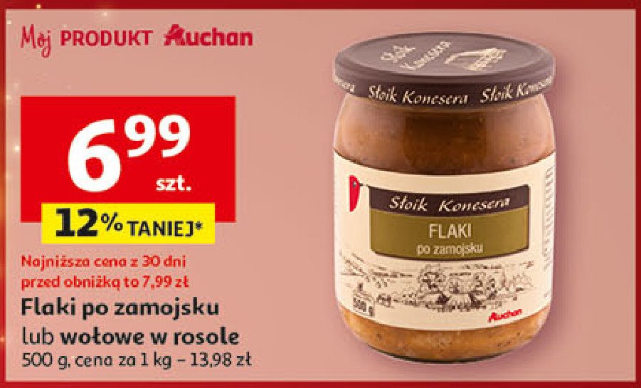 Flaki po zamojsku Auchan promocja w Auchan