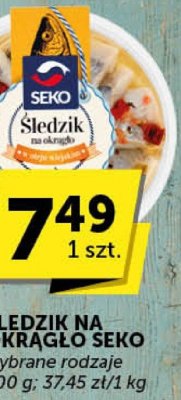 Śledzie na okrągło Seko promocja w Euro Sklep