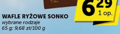 Wafle ryżowe Sonko wybrane rodzaje promocja w Euro Sklep