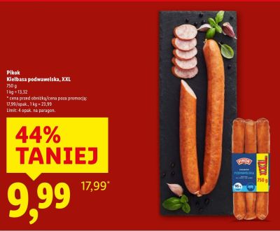 Kiełbasa promocja w Lidl