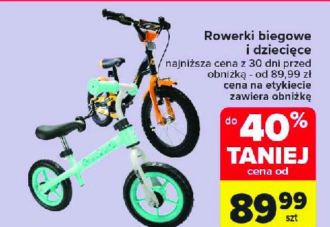 Rowerek biegowy promocja w Carrefour