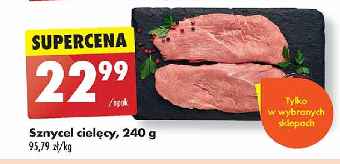 Sznycel cielęcy promocja