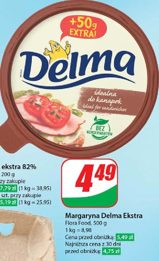 Margaryna Delma do kanapek promocja