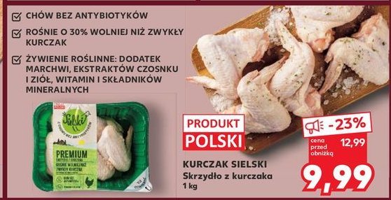 Skrzydła z kurczaka sielskiego Superdrob promocja w Kaufland