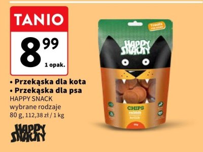 Przekąska dla kota Happy Snack promocja w Intermarche
