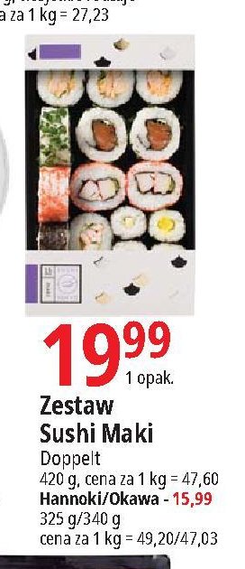Sushi okawa Doppelt promocja