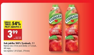 Sok jabłkowy Tymbark 1936 promocja