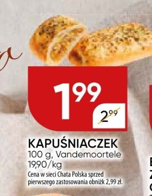 Kapuśniaczek Vandemoorteale promocja w Chata Polska