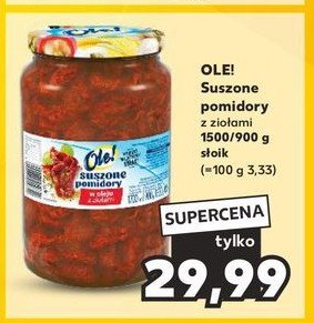 Pomidory suszone z ziołami Ole! promocja