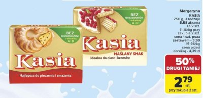 Margaryna KASIA 250g 3 rodzaje promocja w Carrefour Market
