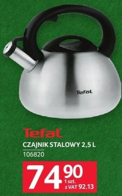 Czajnik stalowy Tefal 2.5L promocja w Selgros
