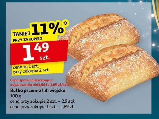 Bułka wiejska promocja w Auchan