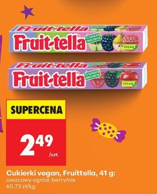 Cukierki vegan berrymix promocja w Biedronka