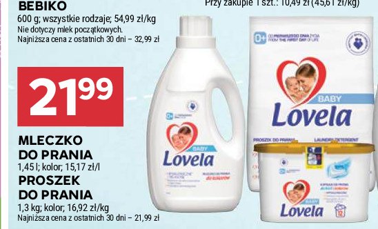 Kapsułki do prania do bieli i kolorów Lovela promocja