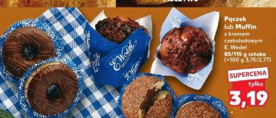 Pączek lub muffin z kremem czekoladowym promocja w Kaufland