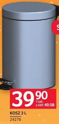 Kosz stalowy 3L promocja w Selgros