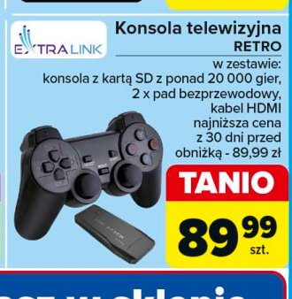 Konsola telewizyjna retro Extralink promocja