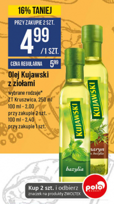 Olej bazylia Kujawski ze smakiem Kujawski kruszwica promocja