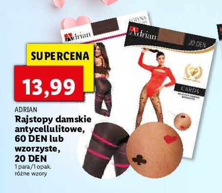 Rajstopy damskie antycellulitowe 60 den fotyna Adrian promocja