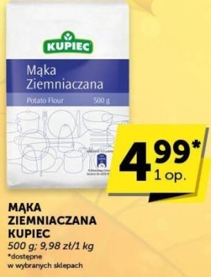 Mąka ziemniaczana Kupiec promocja w ABC