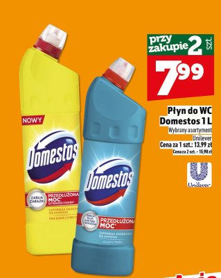 Płyn do WC Domestos 1 L promocja w TOPAZ