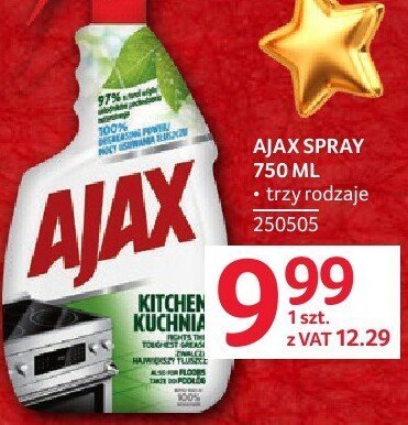 Spray Ajax 750 ML promocja w Selgros