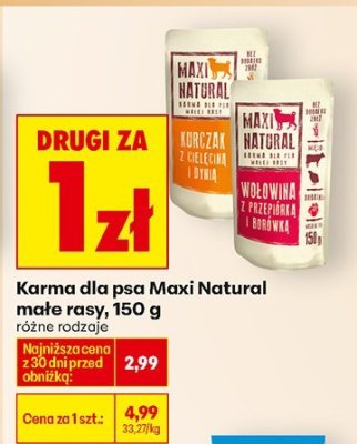Karma dla psa małe rasy, 150 g  różne rodzaje promocja w Biedronka