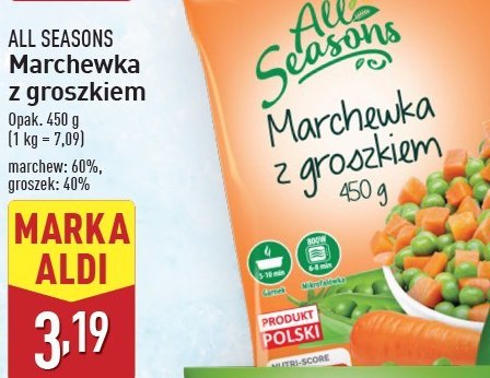 Marchewka z groszkiem All seasons promocja