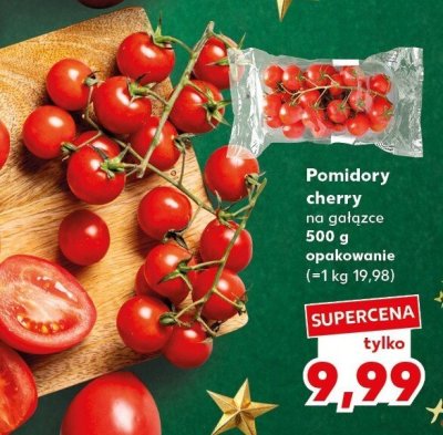Pomidory cherry na gałązce 500 g opakowanie promocja w Kaufland