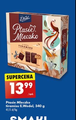 Czekoladki tiramisu E. wedel ptasie mleczko promocja