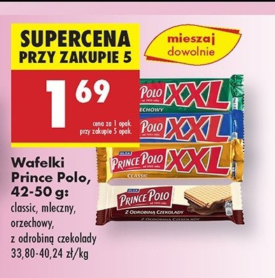 Wafelek classic Prince polo xxl promocja