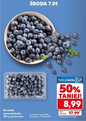 Borówki amerykańskie 300 g promocja w Kaufland