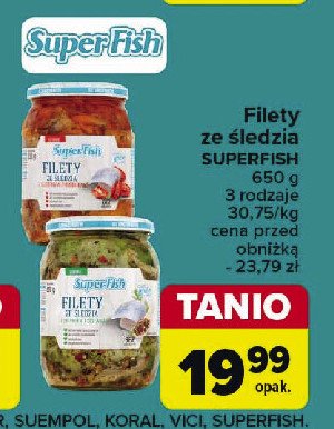 Śledź po polsku z suszonymi pomidorami Superfish promocja