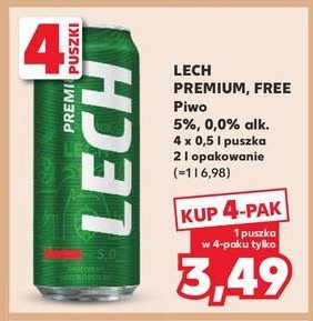 Piwo Lech Premium promocja w Kaufland